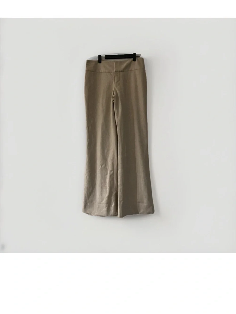 Banana Republic RN 54023 Beige Wool Blend Wide Leg Pants Women’s Size 4 - Picture 4 of 5